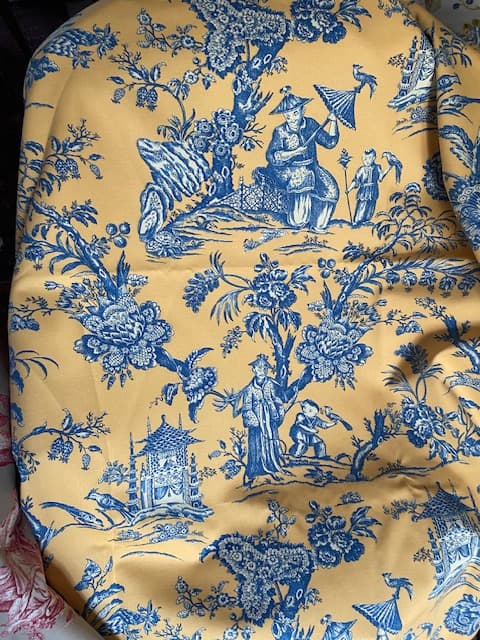 Toile de Jouy Bleue