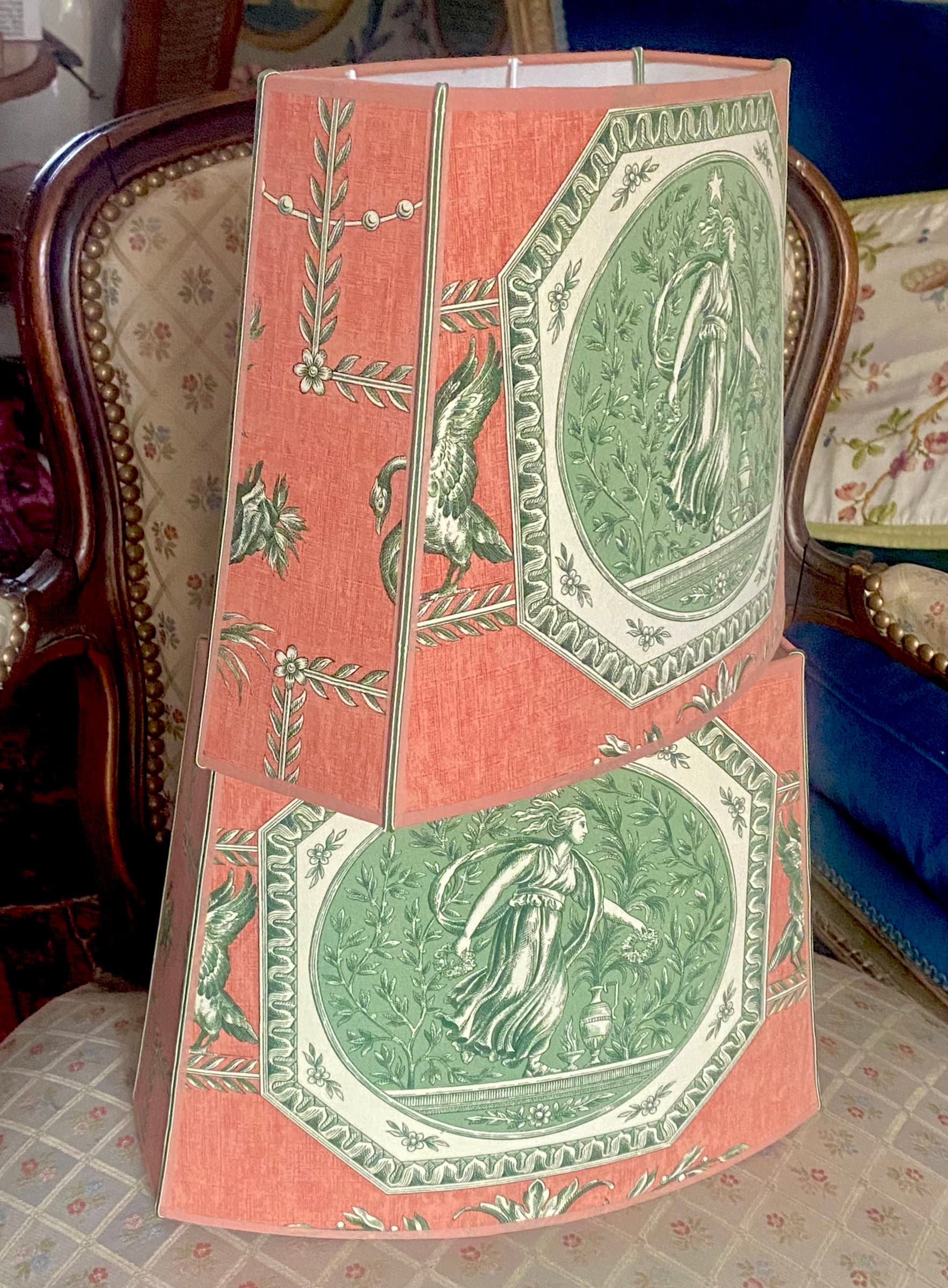 Cut-corner lampshades, view 2