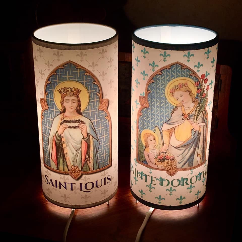 Lampe à poser Saint ou Sainte