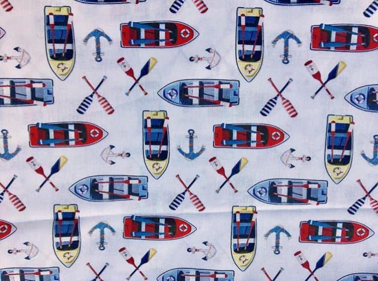 Tissu barques/bateaux