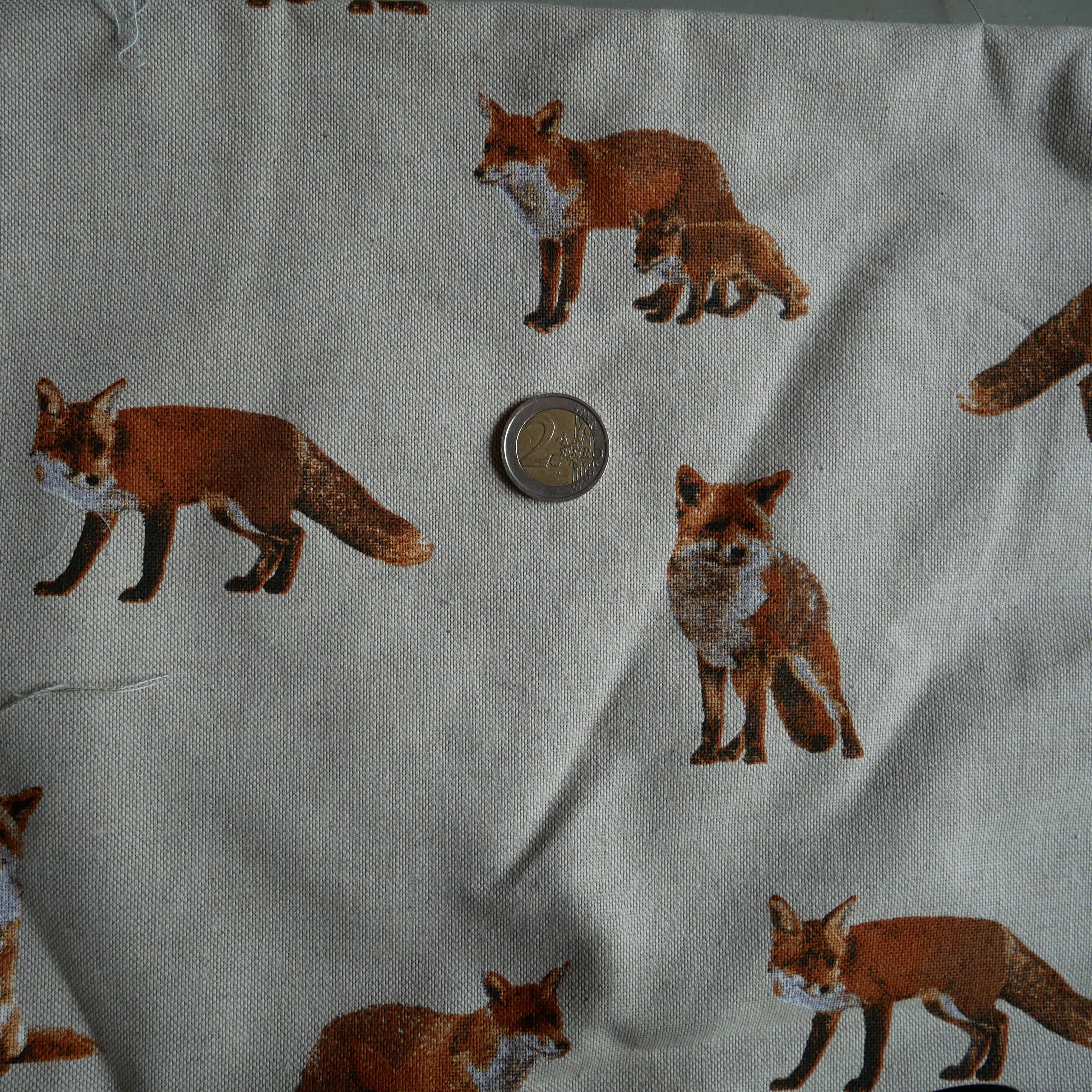 Tissu renards