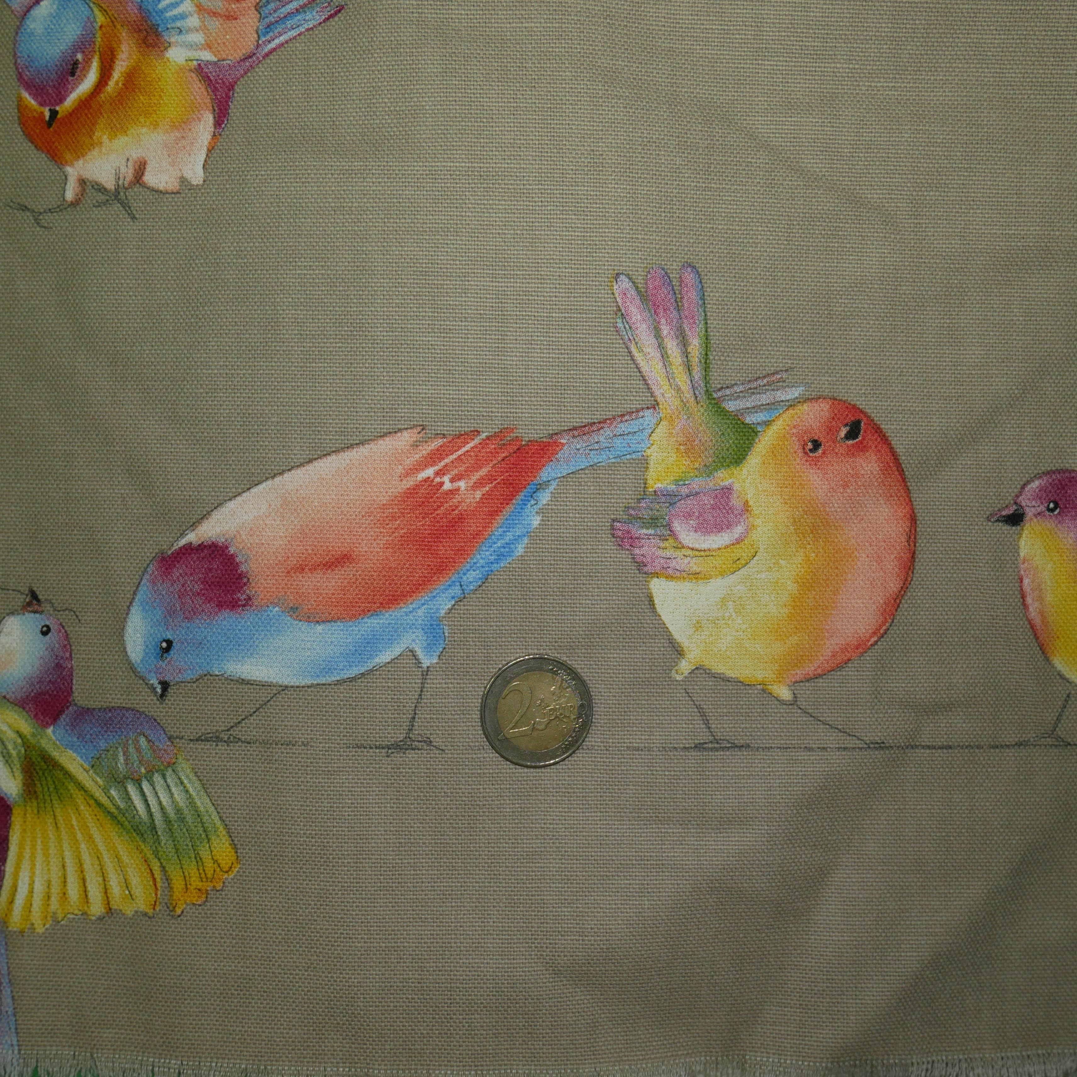 Tissu "Happy birds"
