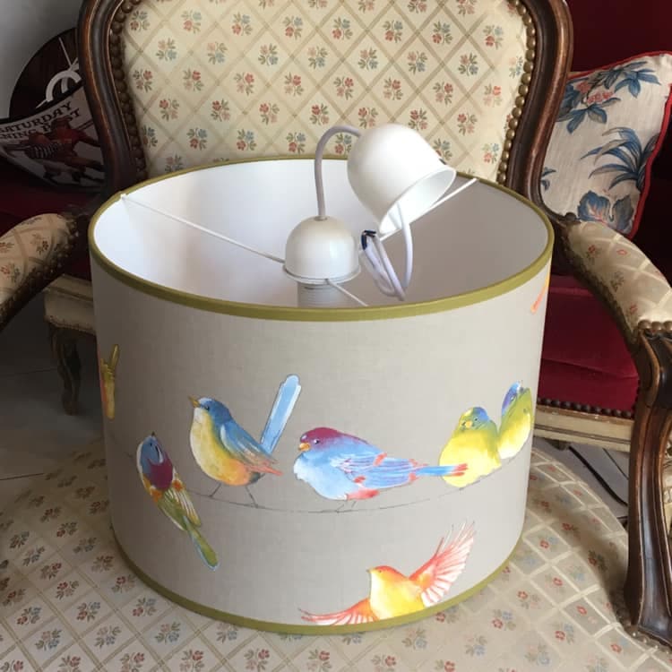 Tissu "Happy birds" vue 3
