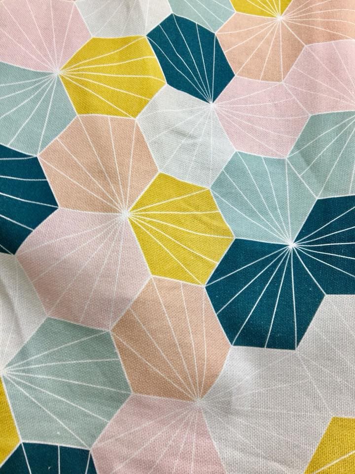 Tissu japonais muticolore grand modèle