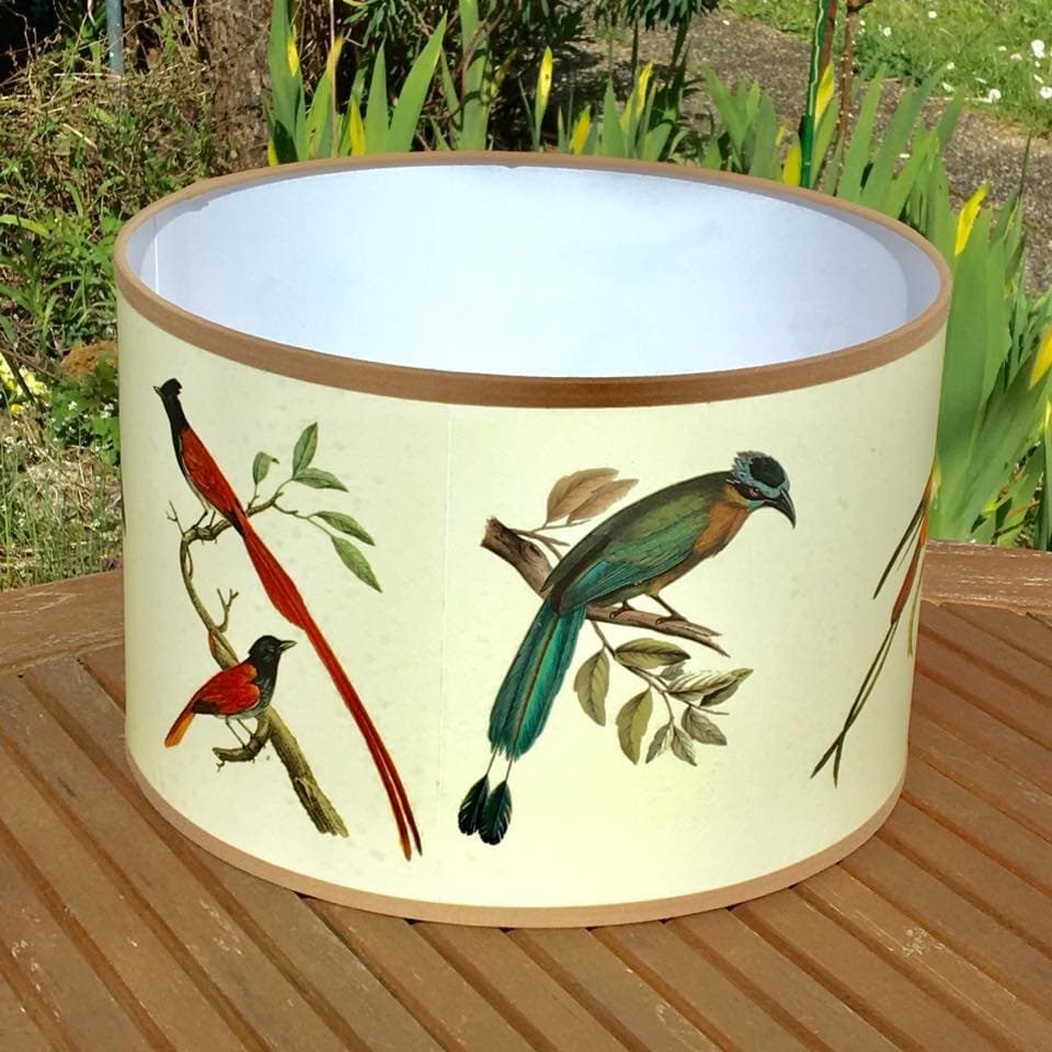 Abat-jour thème oiseaux vue 6