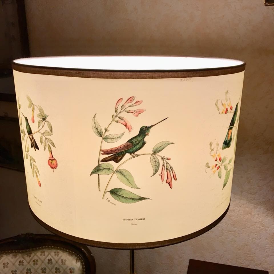 Abat-jour thème oiseaux vue 7