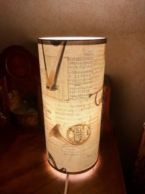 Tissu instruments de musique vue 2