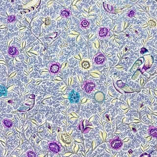 Tissu indienne bleue
