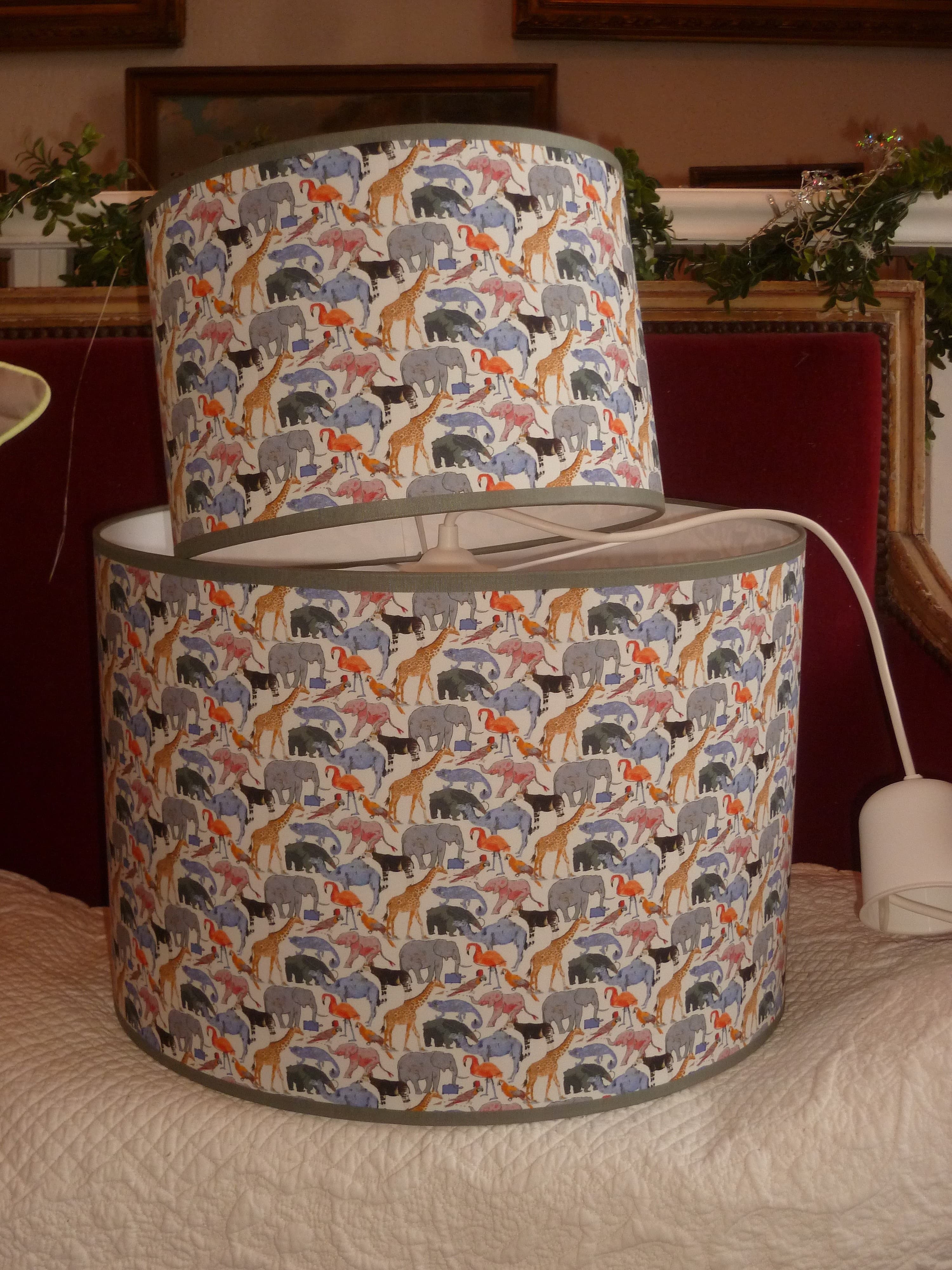 Tissu Liberty "queue for the zoo" plusieurs coloris vue 4