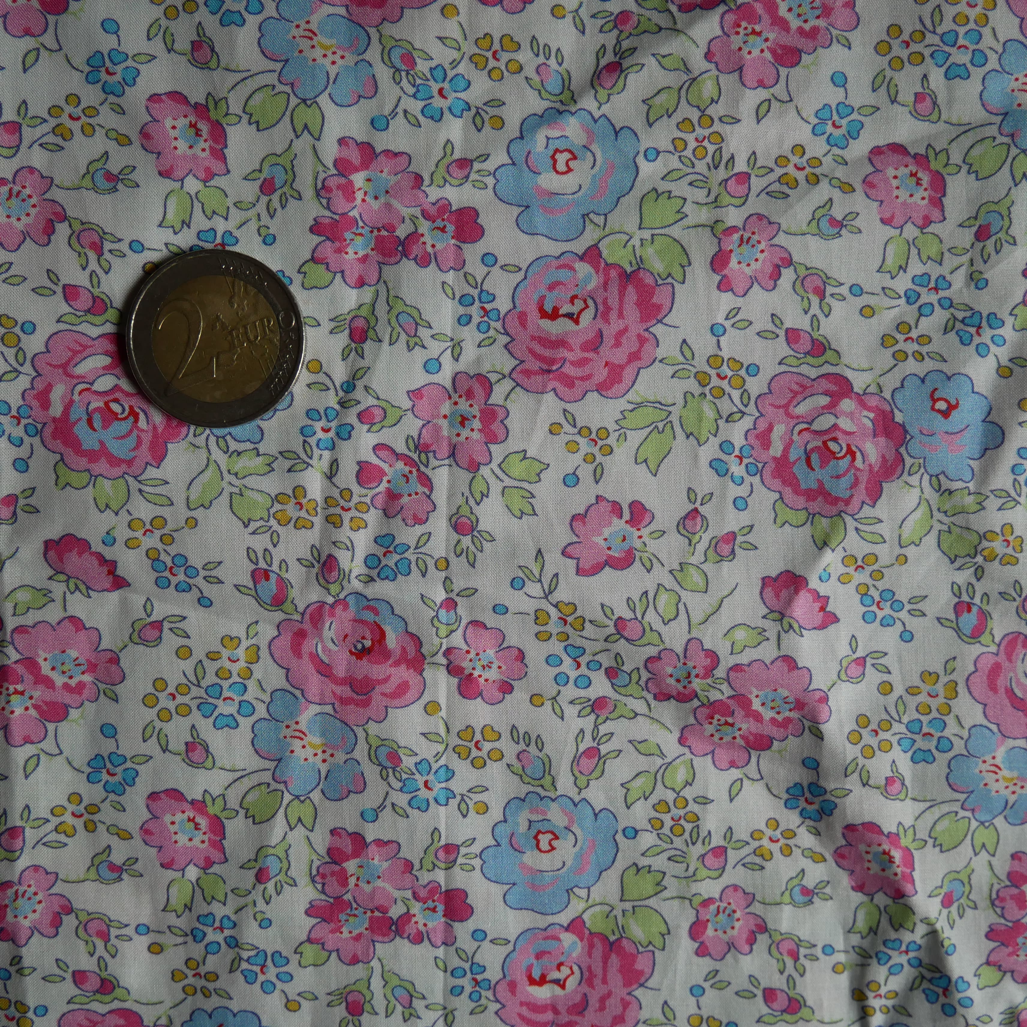 Tissu Liberty New félicité rose