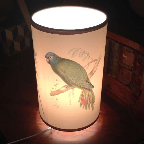 Lampe à poser oiseaux