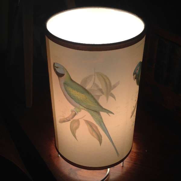 Lampe à poser oiseaux vue 2