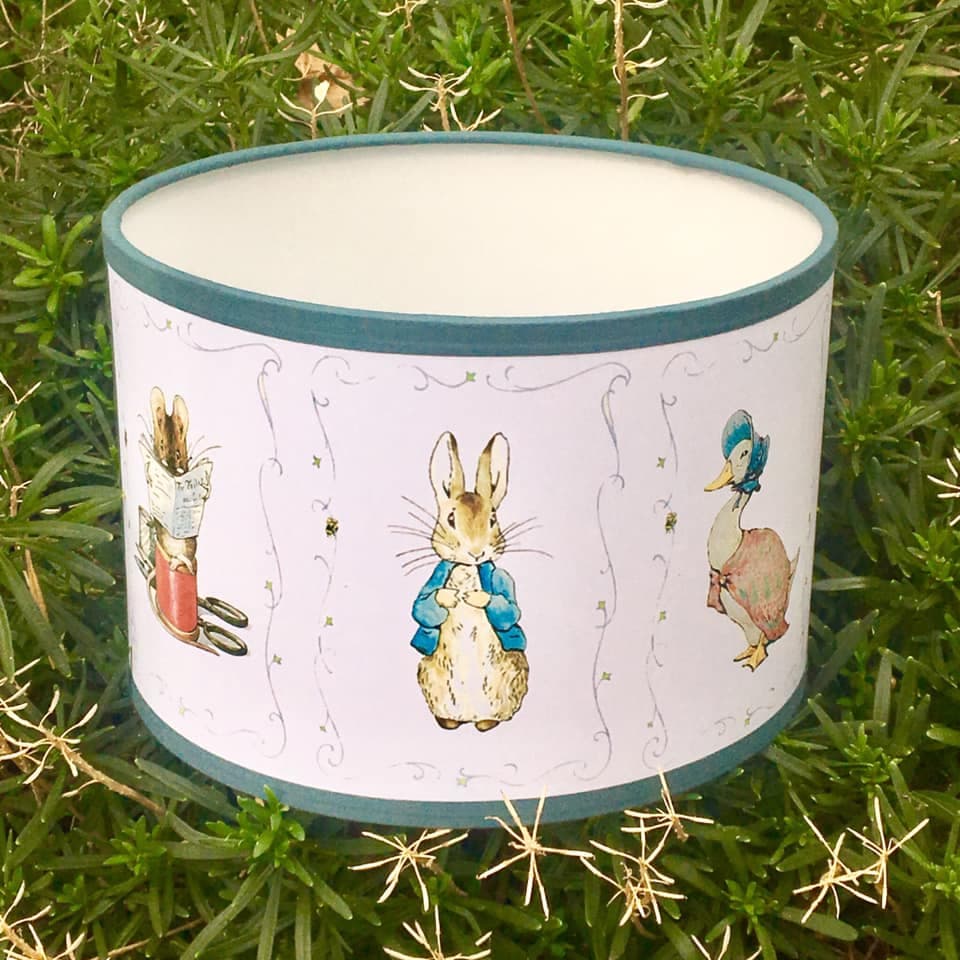Abat-jour thème Beatrix Potter