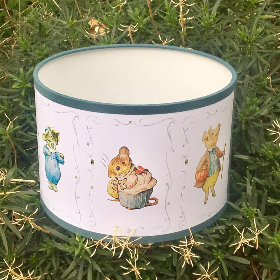Abat-jour thème Beatrix Potter vue 3