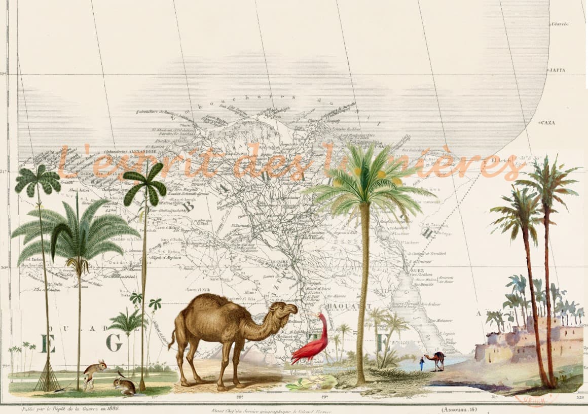 Lampe à poser "thème voyages" (pays ou région au choix) vue 8