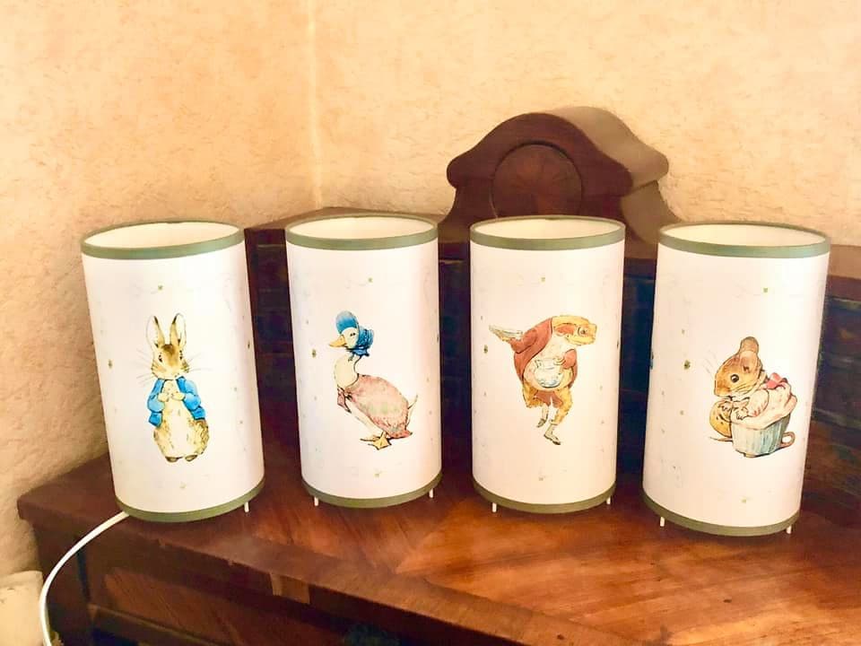 Lampe à poser Beatrix Potter vue 2