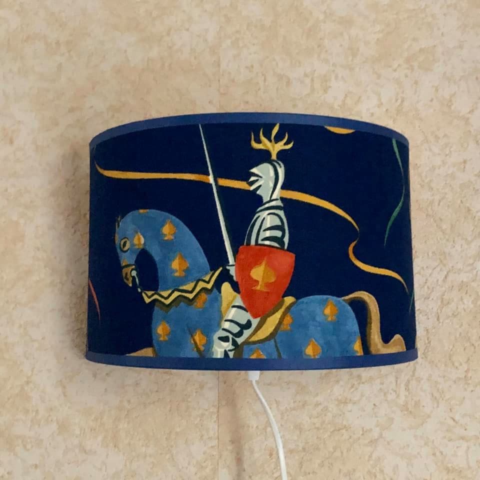 Applique demi-lune tissu tournoi vue 7