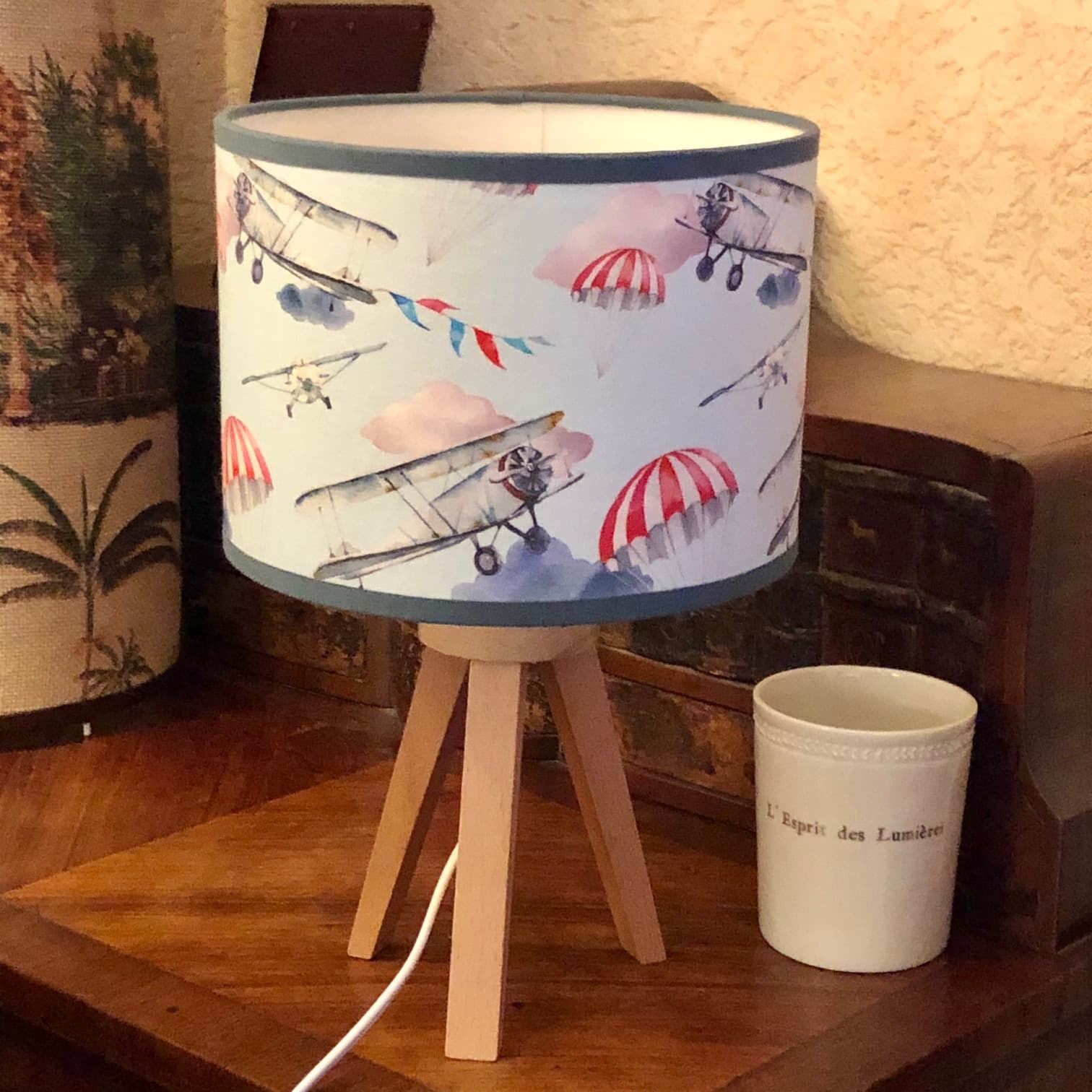 Tissu avions vue 3