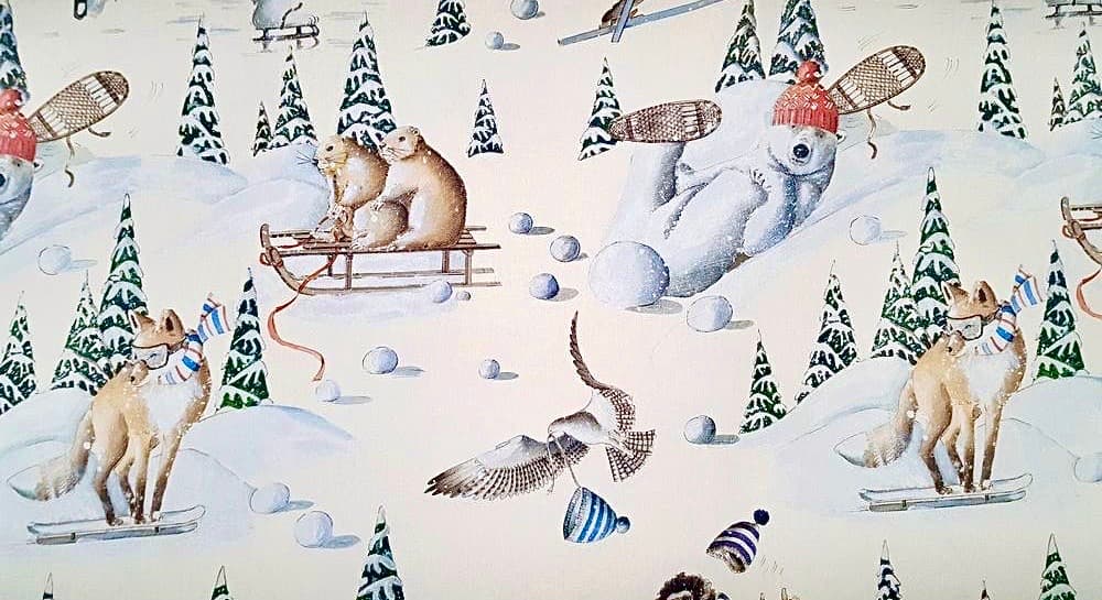 Tissu Tous au ski