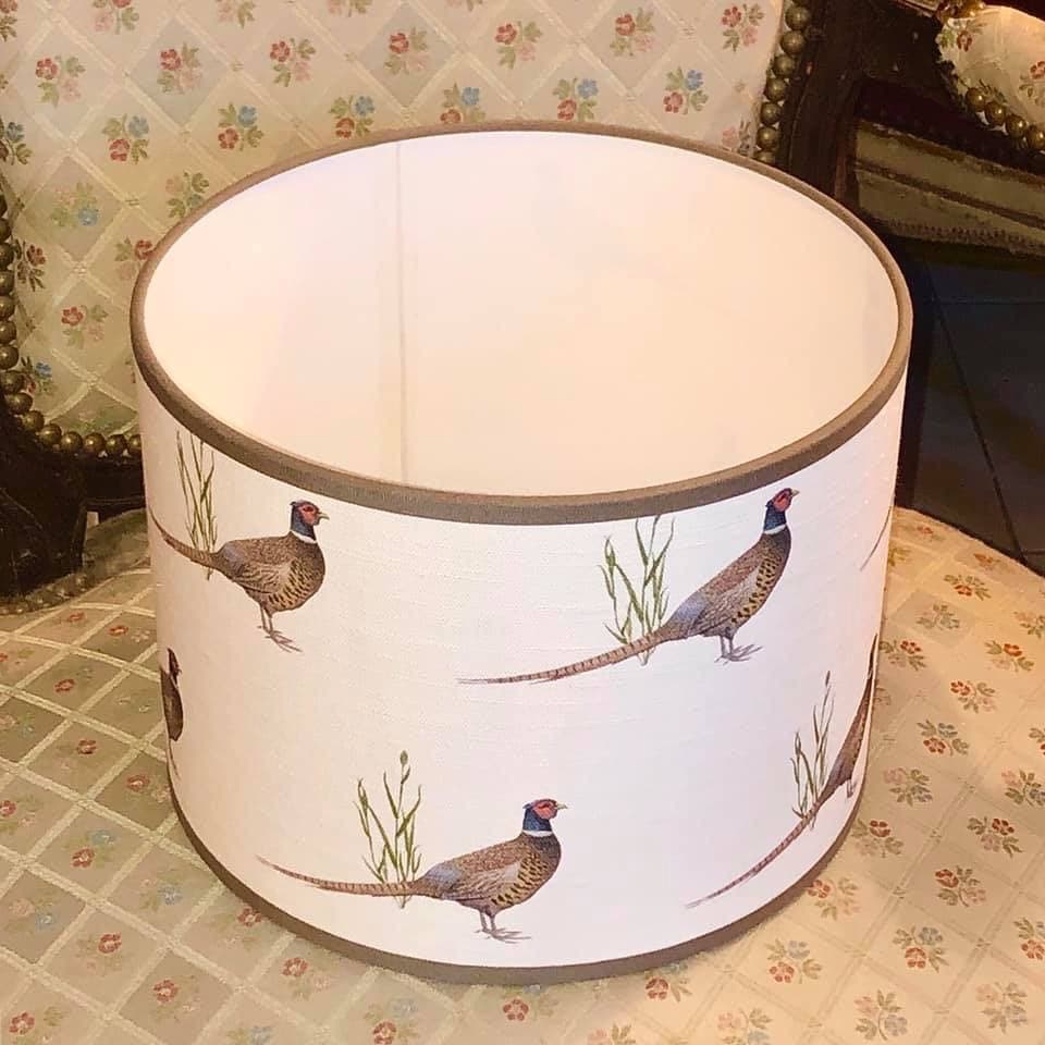 Tissu faisans vue 2