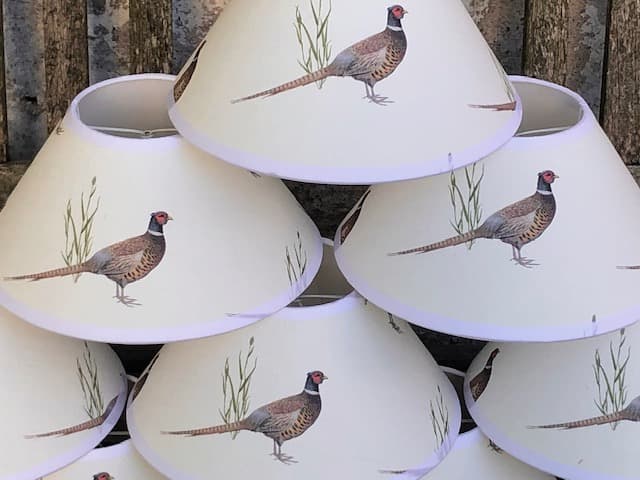 Tissu faisans vue 4