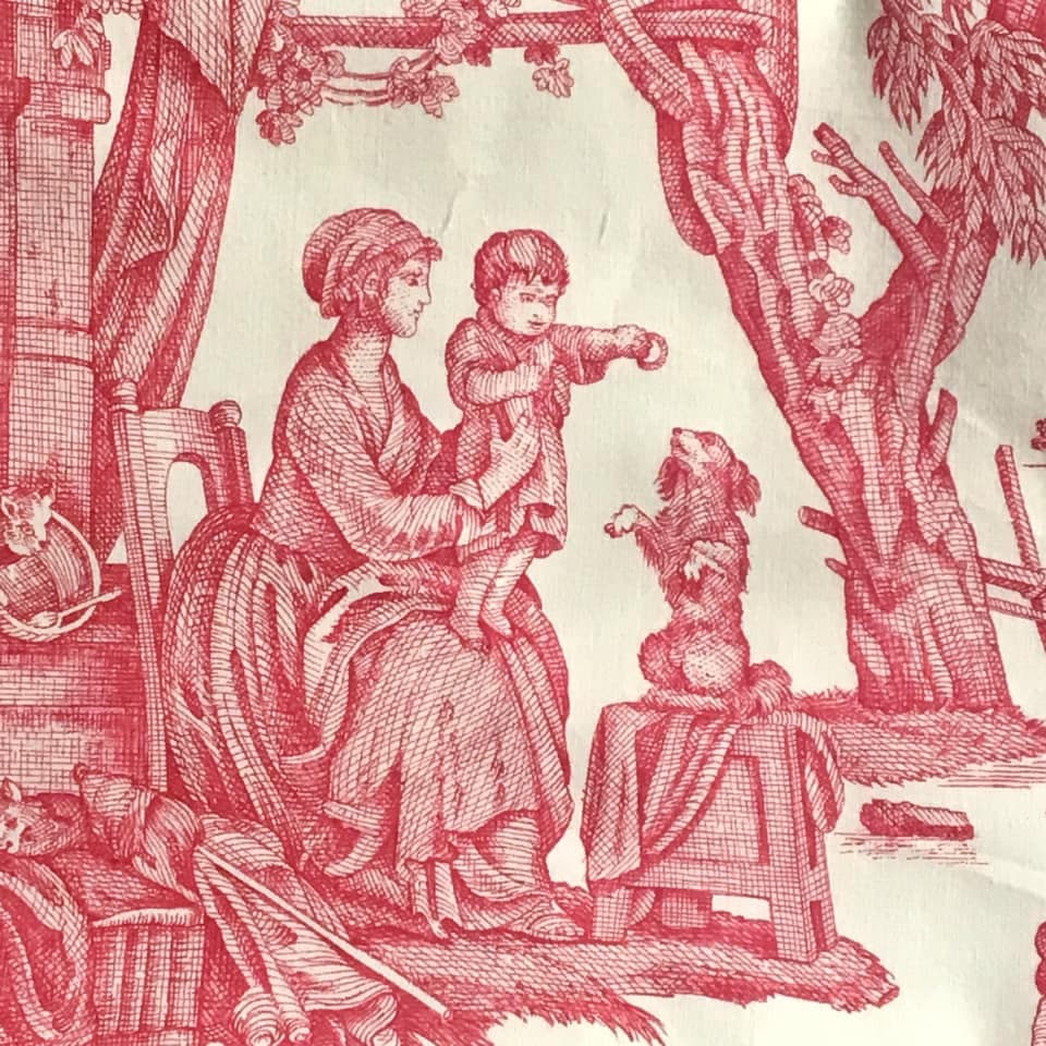 Toile de Jouy Offrande à l'amour