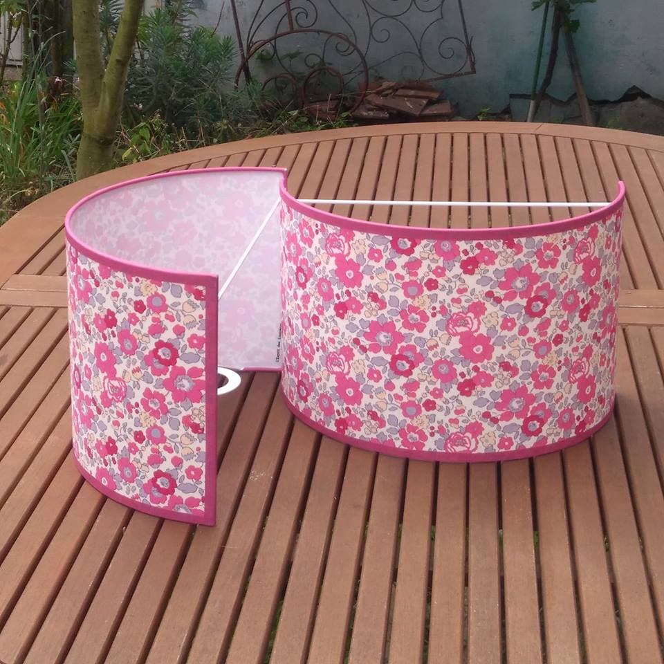 Applique demi-lune en Liberty (au choix)