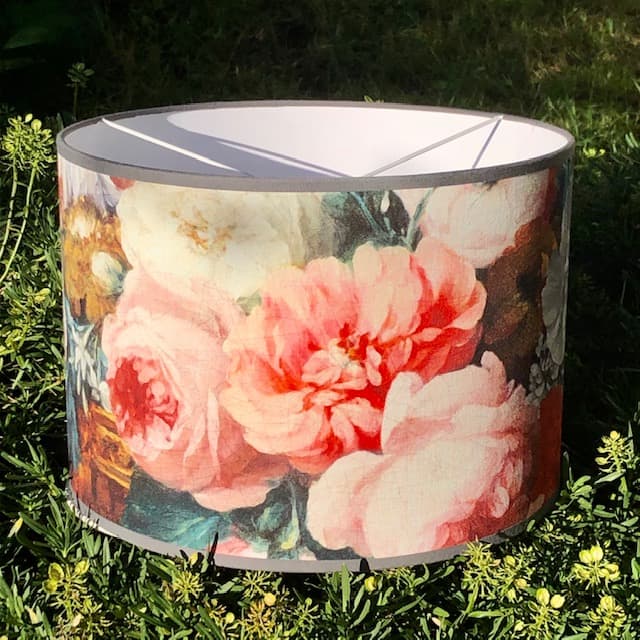 Tissu fleurs anciennes vue 4