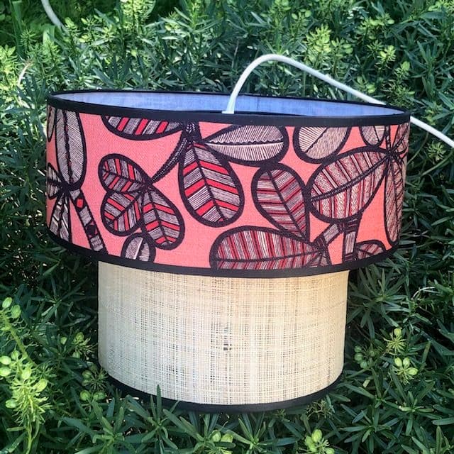 suspension double rabane/tissu vue 4