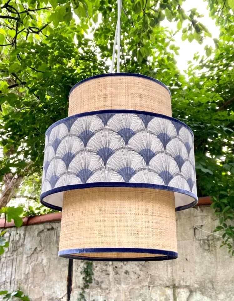 suspension triple rabane/tissu
