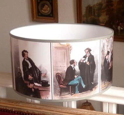 Abat-jour thème avocats (et métiers de votre choix)