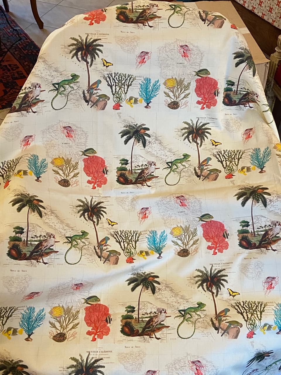 Tissu Papeete Nouméa vue 2