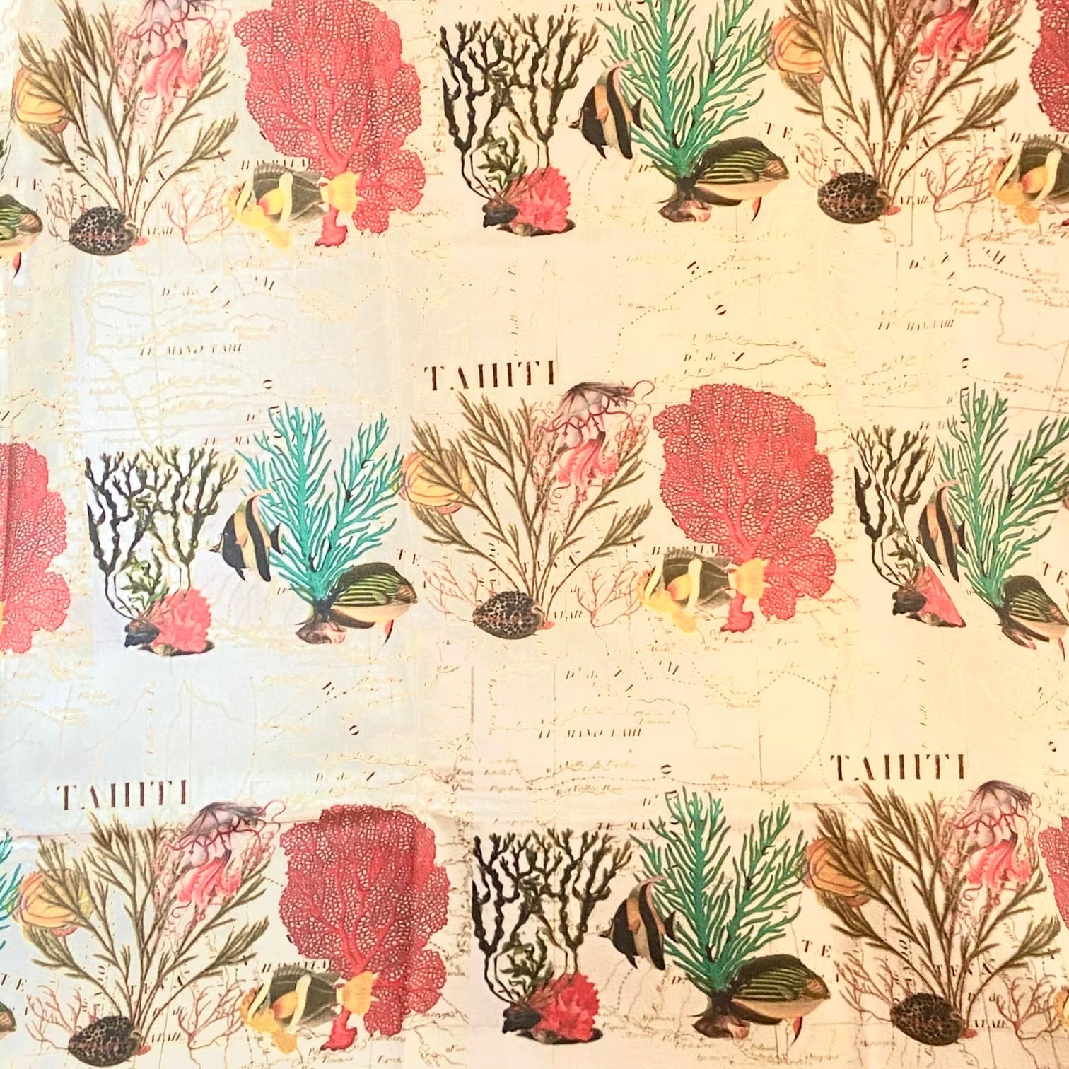 Tissu Tahiti, création l'Esprit des Lumières