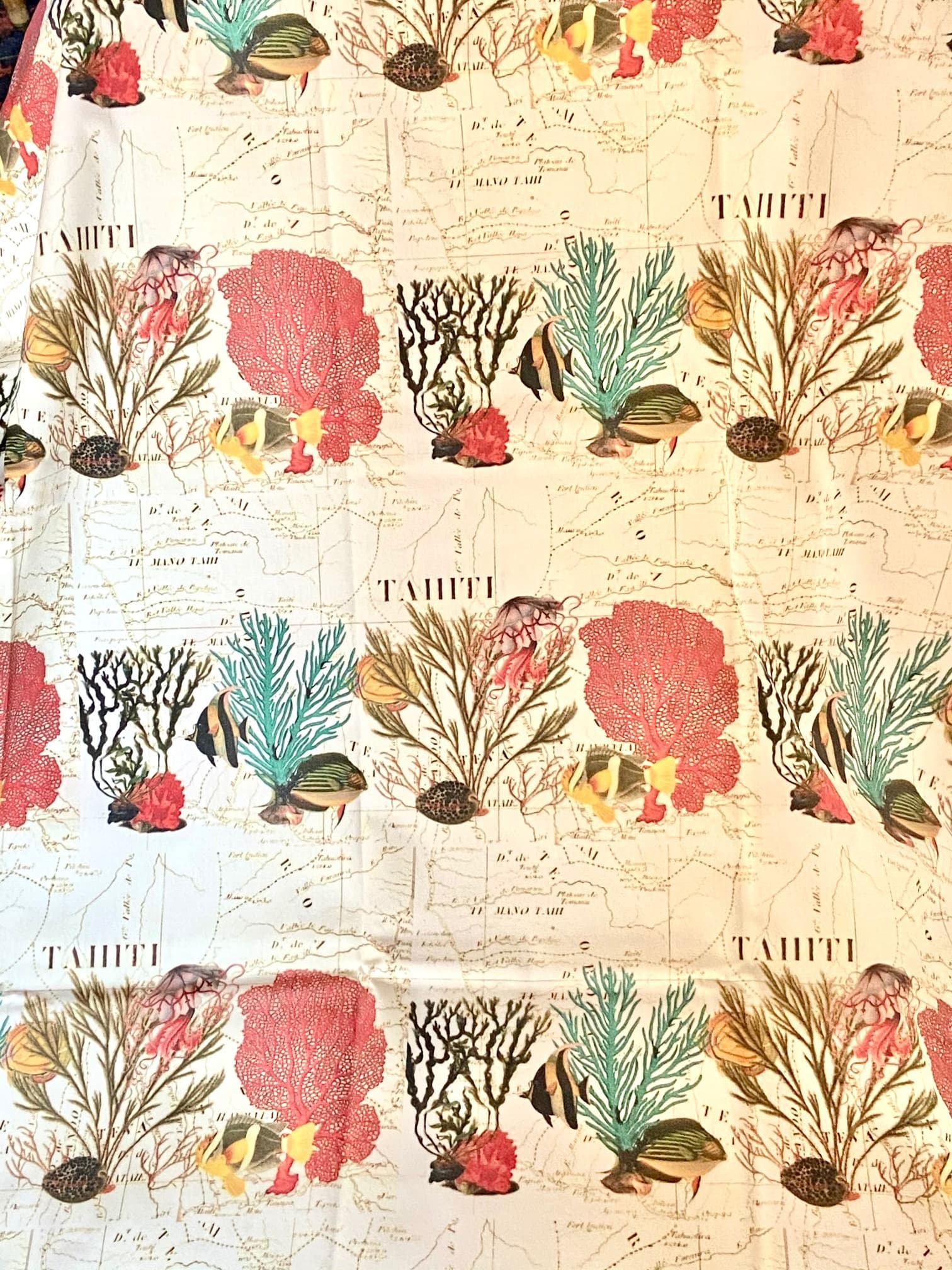 Tahiti fabric, designed by L’Esprit des Lumières, view 2