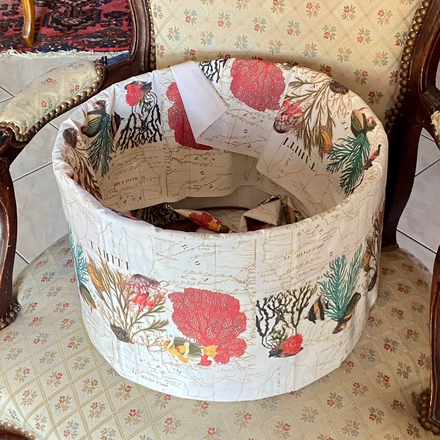 Tahiti fabric, designed by L’Esprit des Lumières, view 3