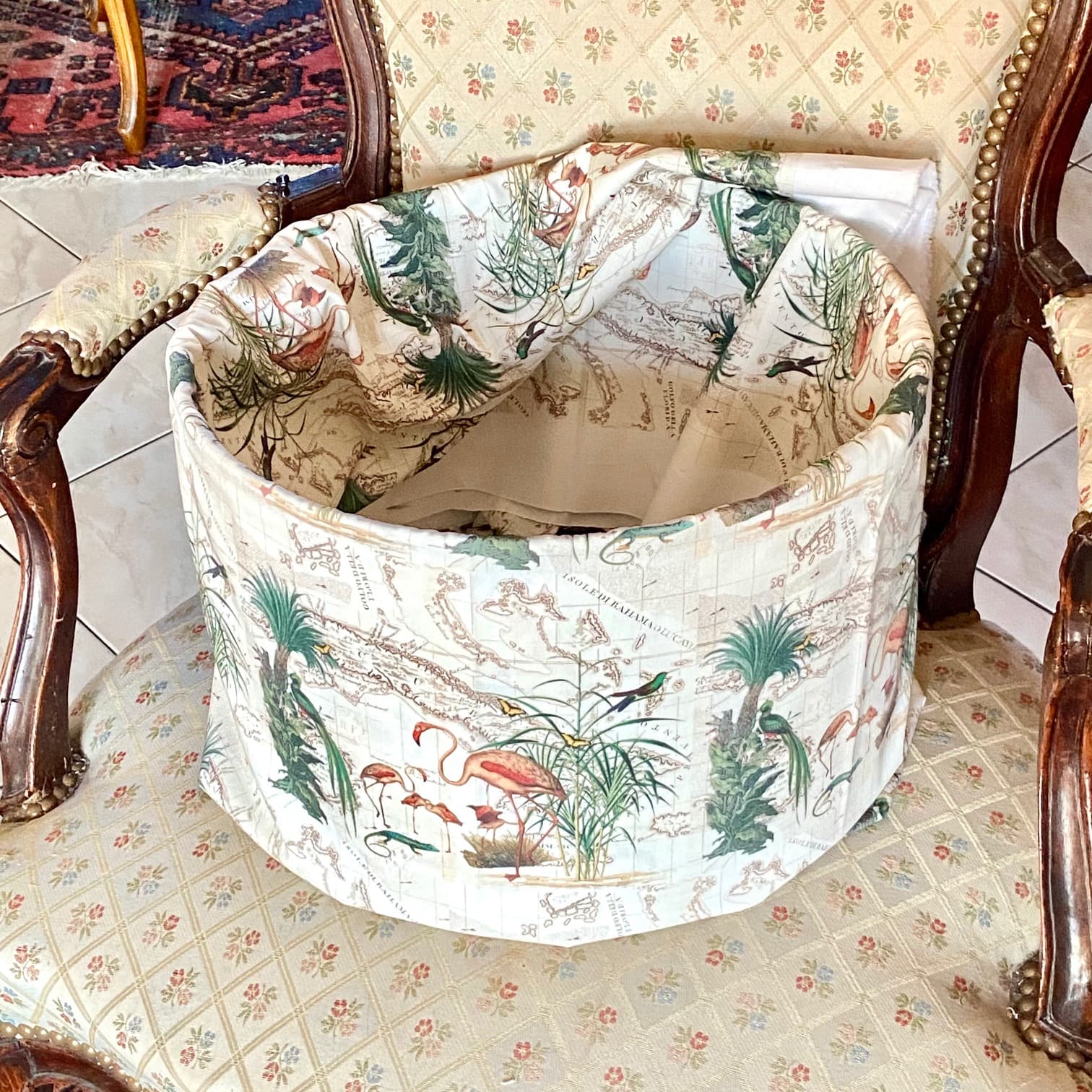 Cuba Libre fabric, designed by L’Esprit des Lumières, view 3