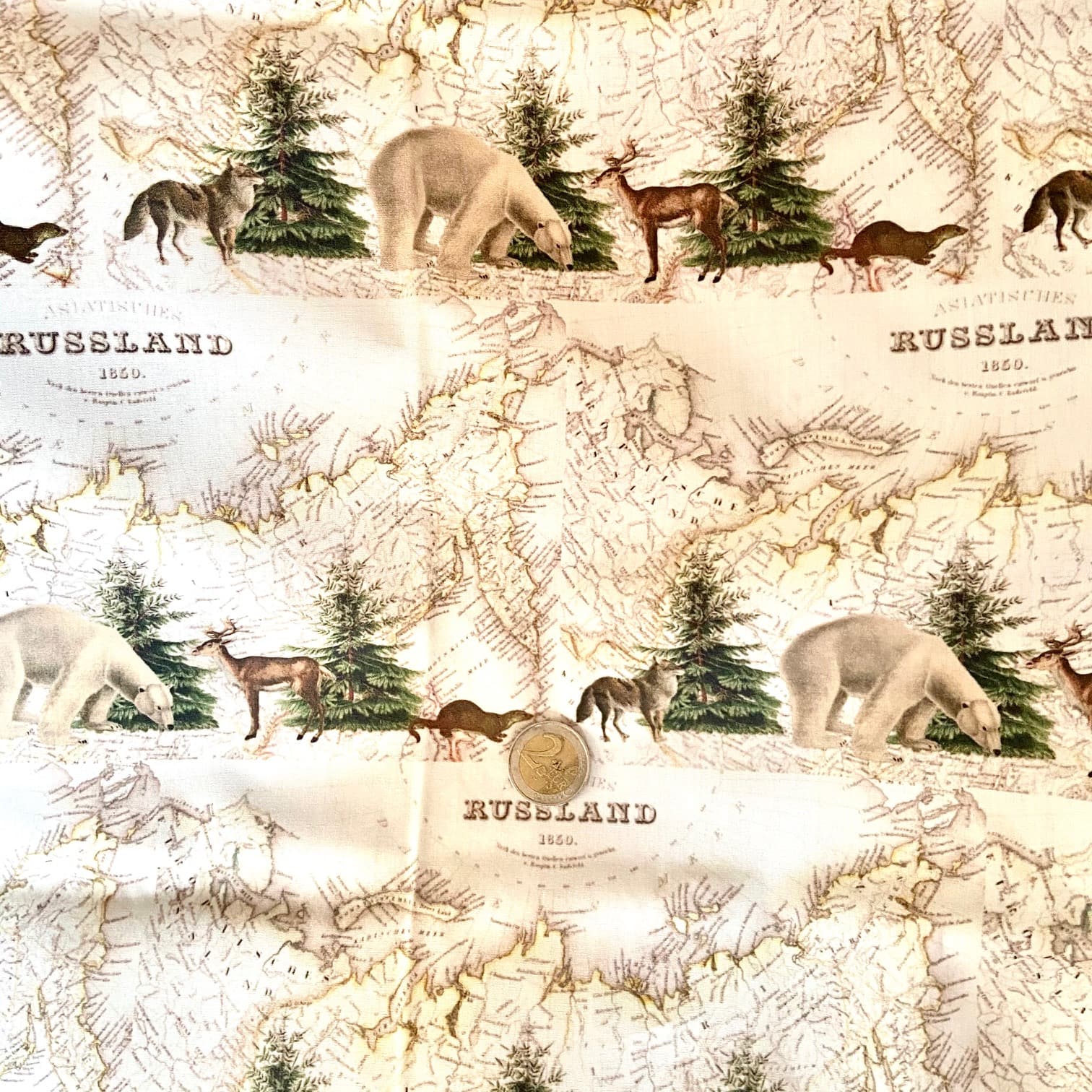 Tissu Russland, création l'Esprit des Lumières