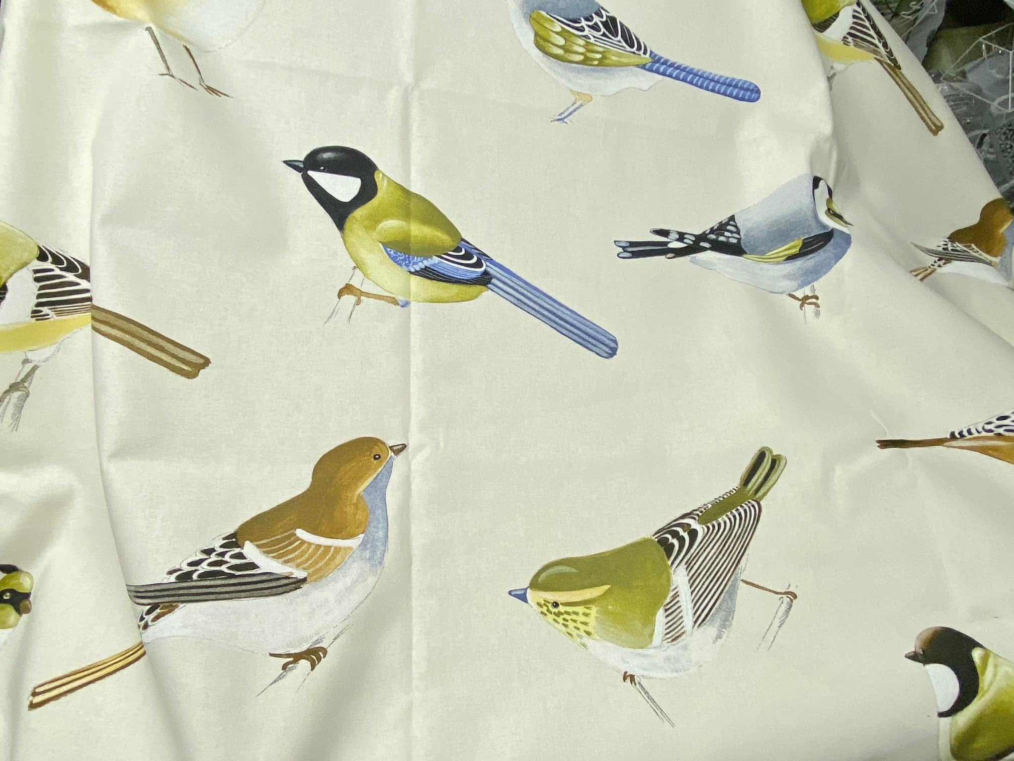 Tissu mésanges (Thévenon)
