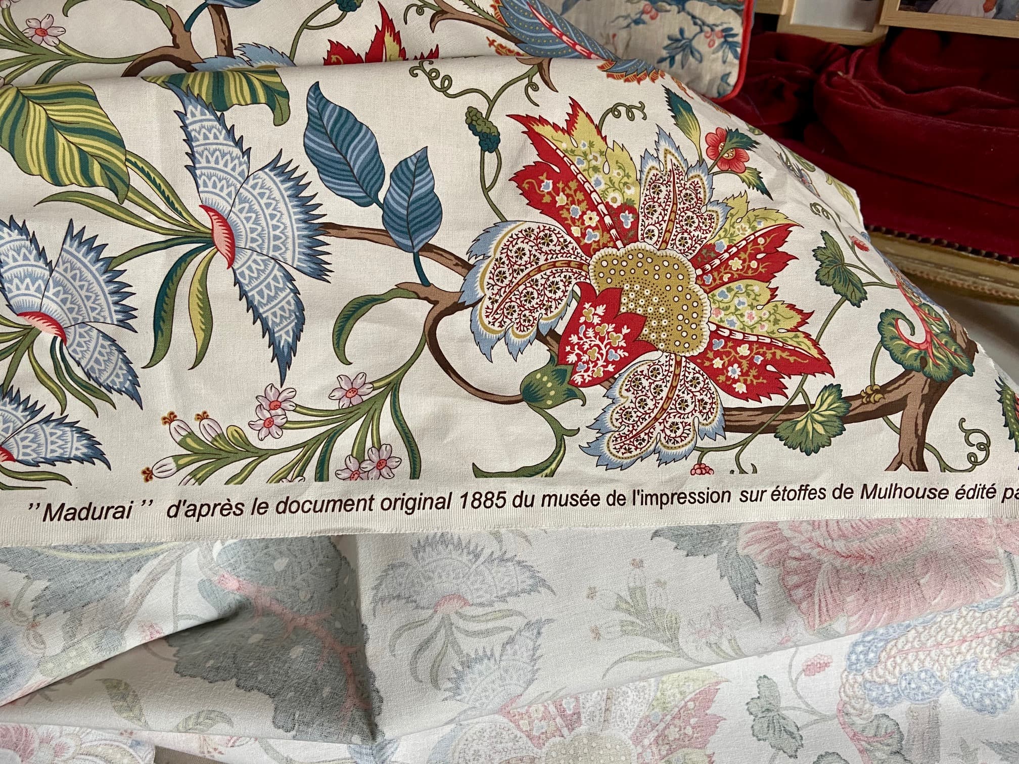 Maduraï fabric (Casal), view 2