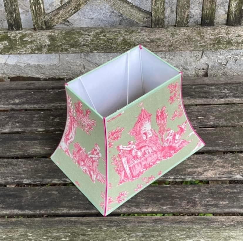 Pagoda-style lampshade, with a choice of fabrics in the ‘Fabrics’ section, view 2