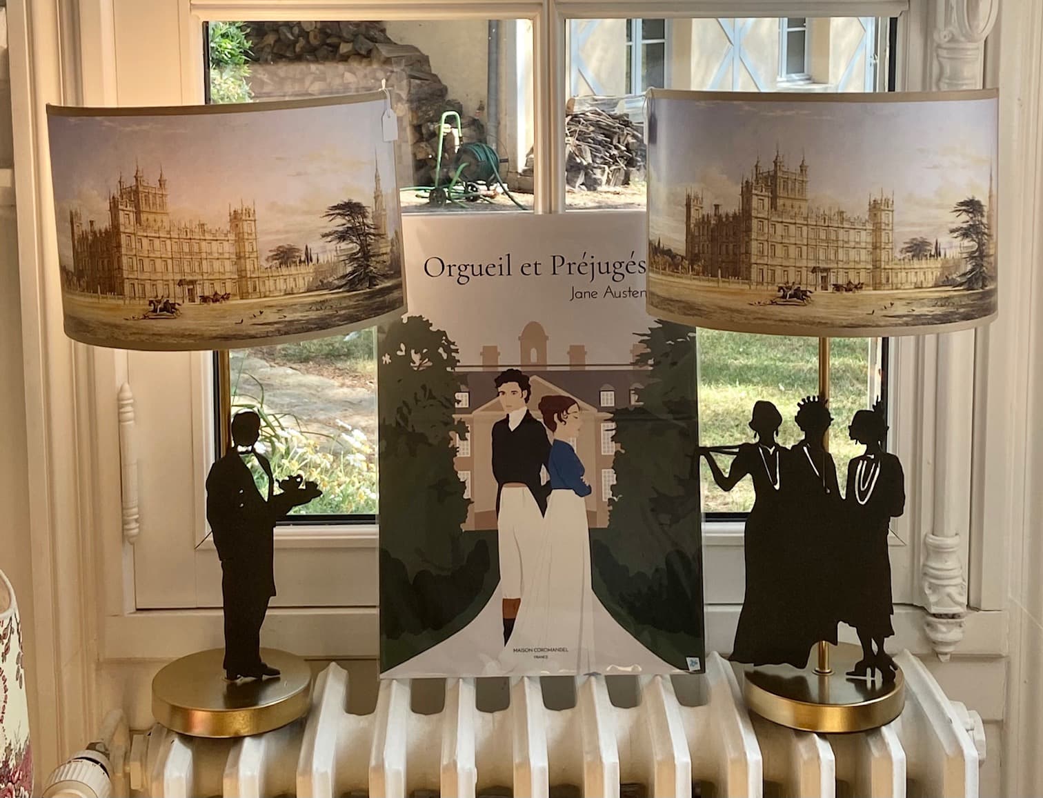 Lampe silhouette Downton Abbey