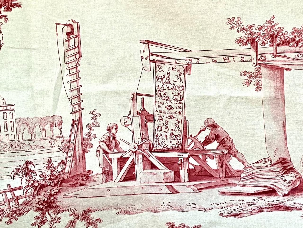 Toile de Jouy ‘les travaux de la manufacture’, view 2