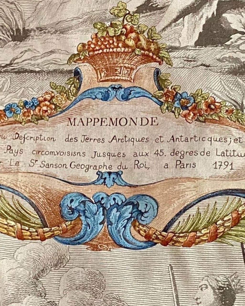 Planisphères fabric, Pierre Frey, view 5