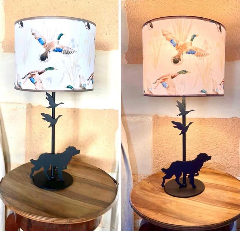 Hunting ducks fabric, view 2