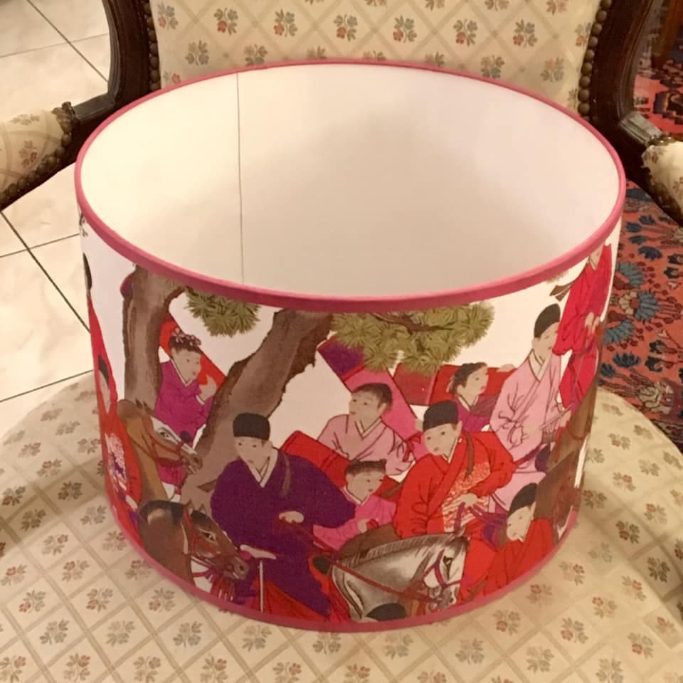 tissu cavaliers chinois vue 3