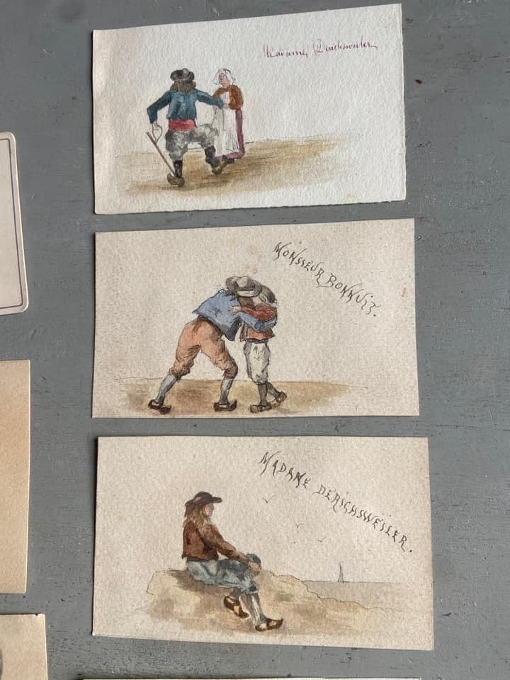 a set of small watercolours, view 2