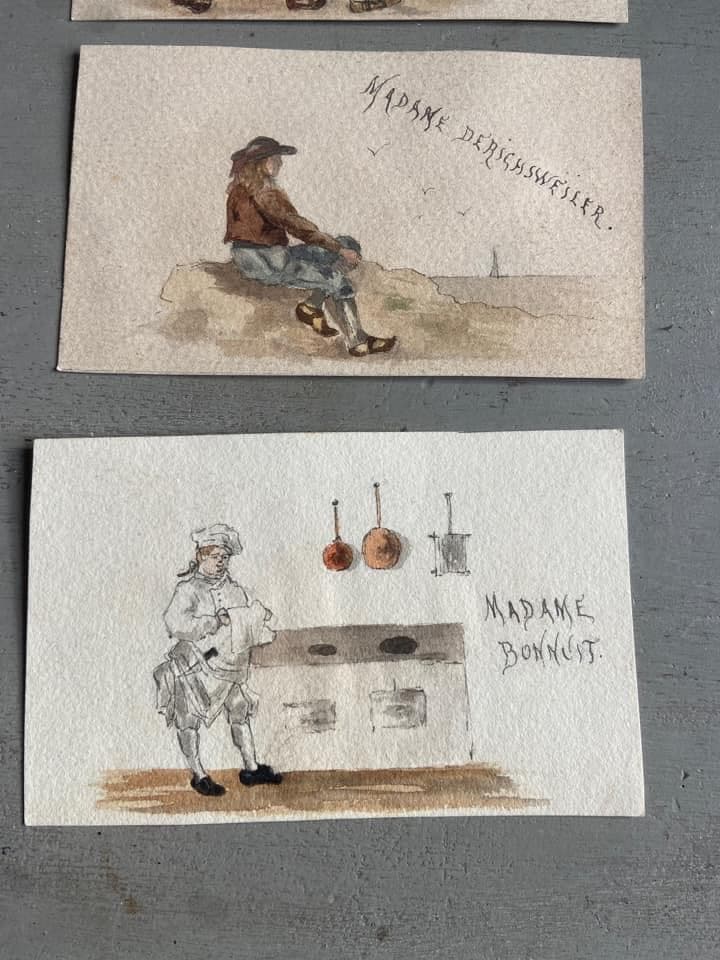 a set of small watercolours, view 4