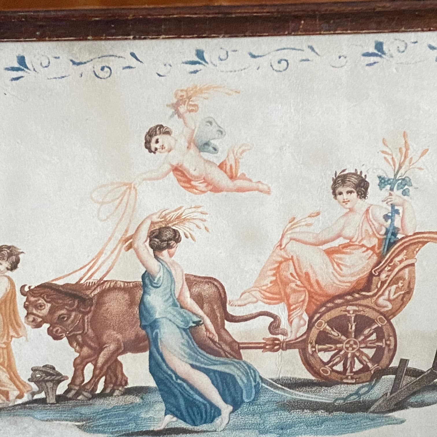 gouache scène antique vue 2