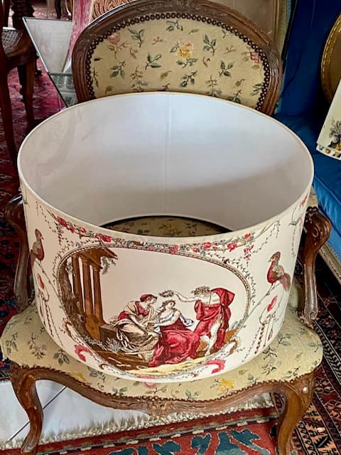 Toile de Jouy fabric from Bazoches, view 2
