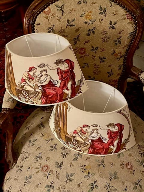 Toile de Jouy fabric from Bazoches, view 3